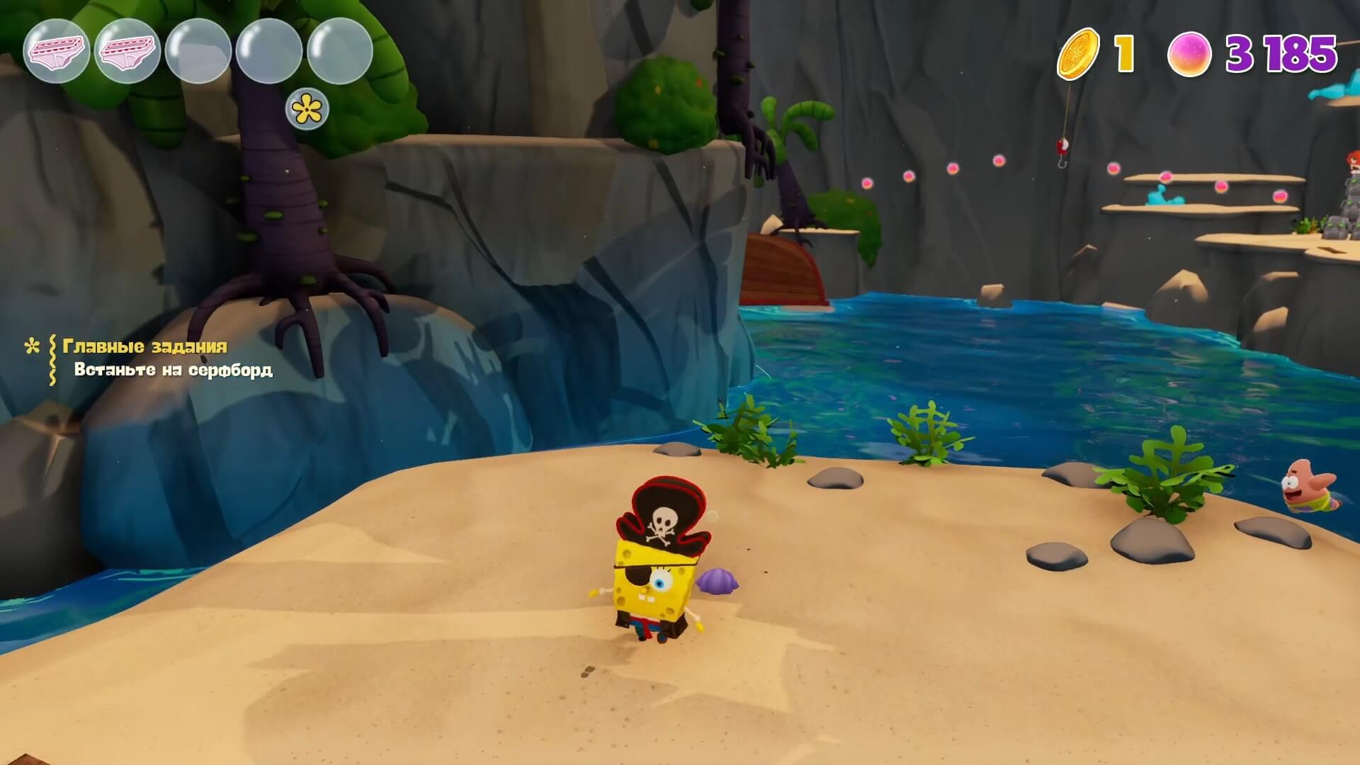 SpongeBob SquarePants - The Cosmic Shake - геймплей игры Windows
